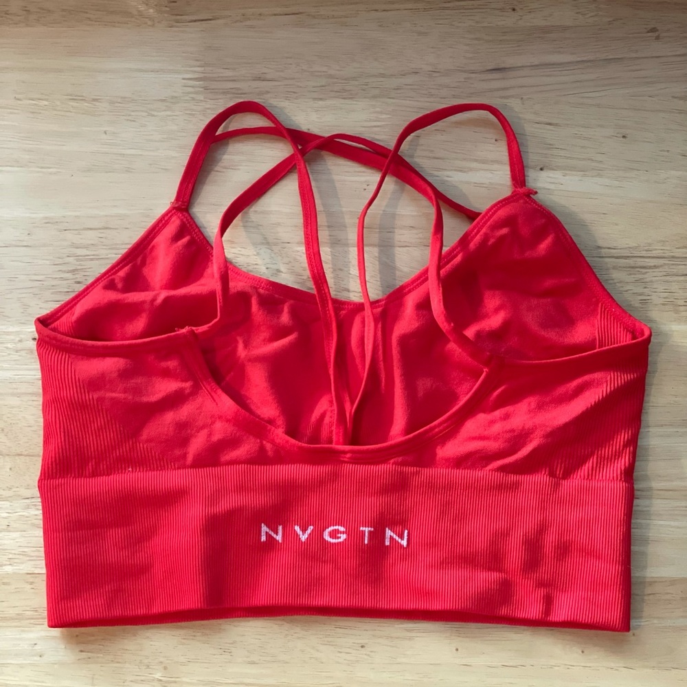 NVGTN Scarlet Flourish Seamless Bra